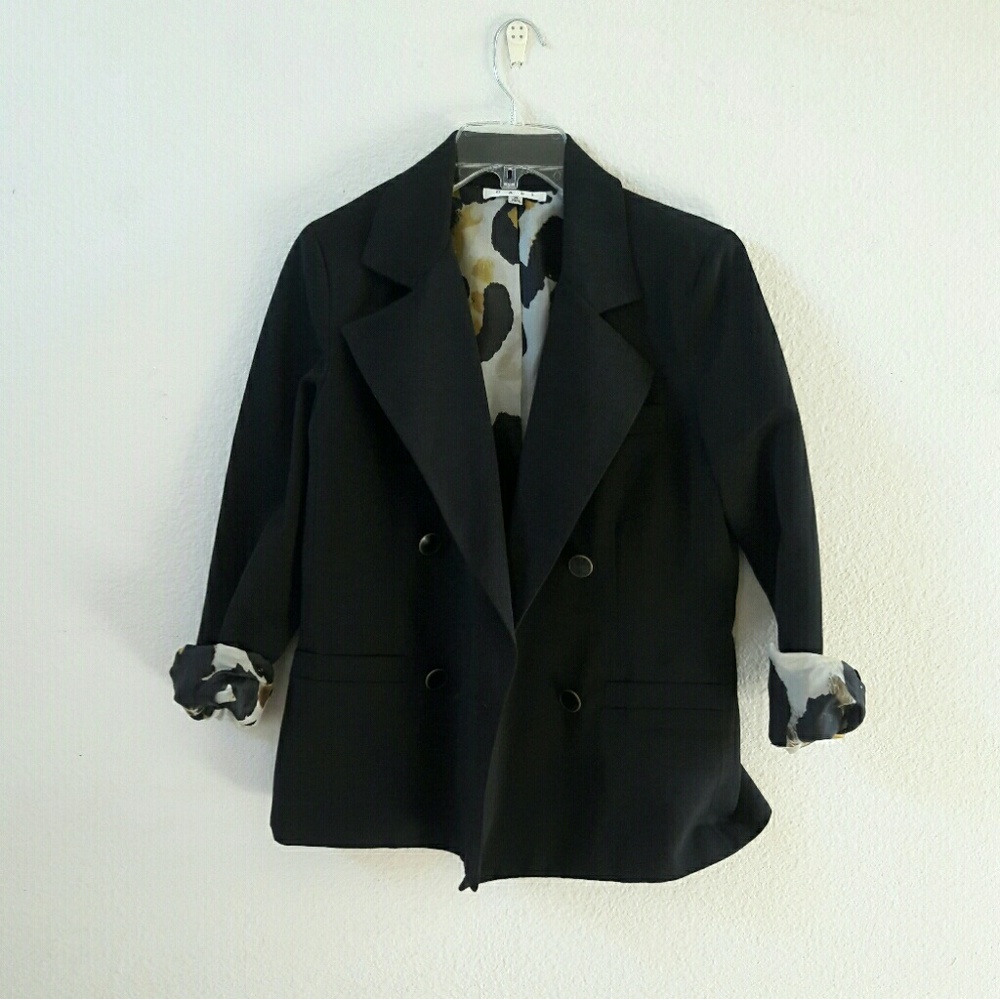 black blazors trench jacket