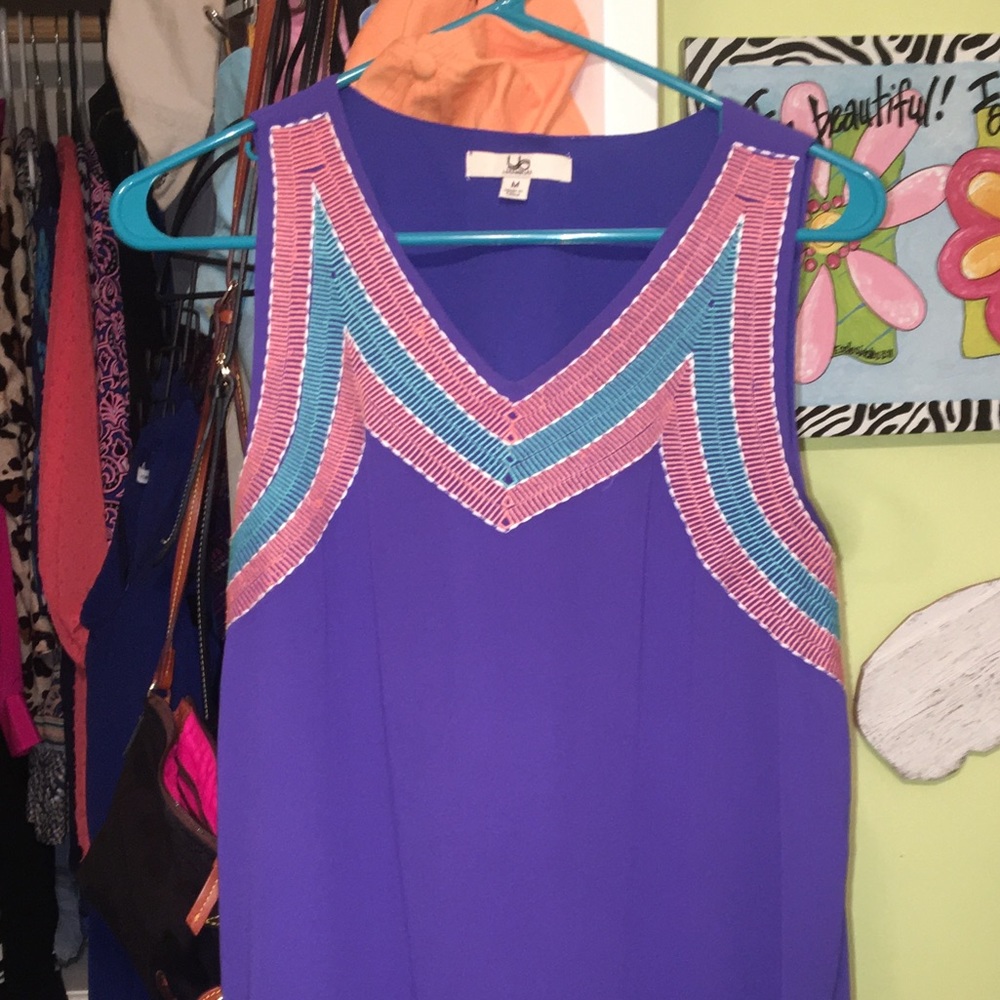 Ya! Purple embroidered dress