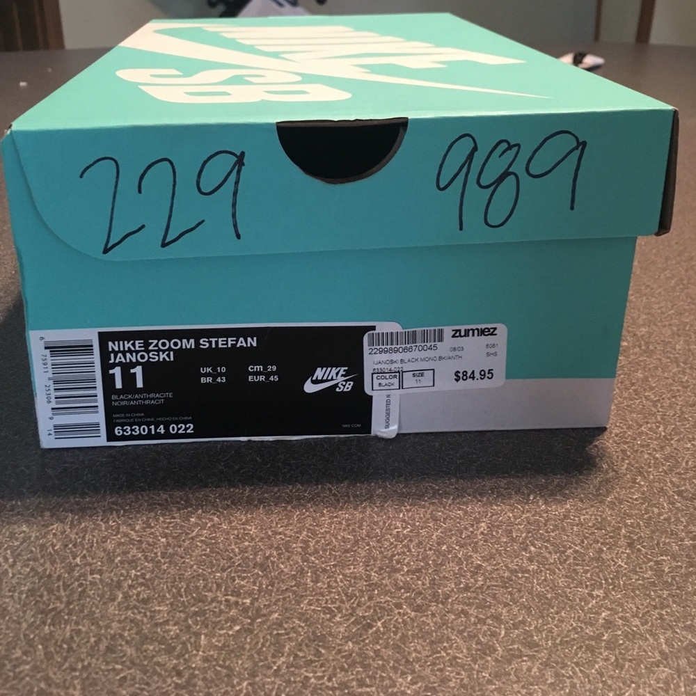 NWOT Nike Zoom Stefan Janoski Shoes