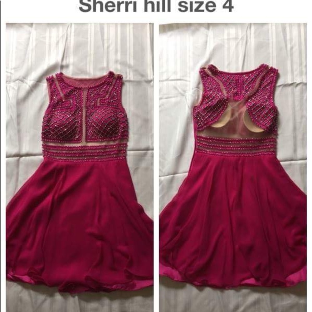 Pink jovani cocktail dress