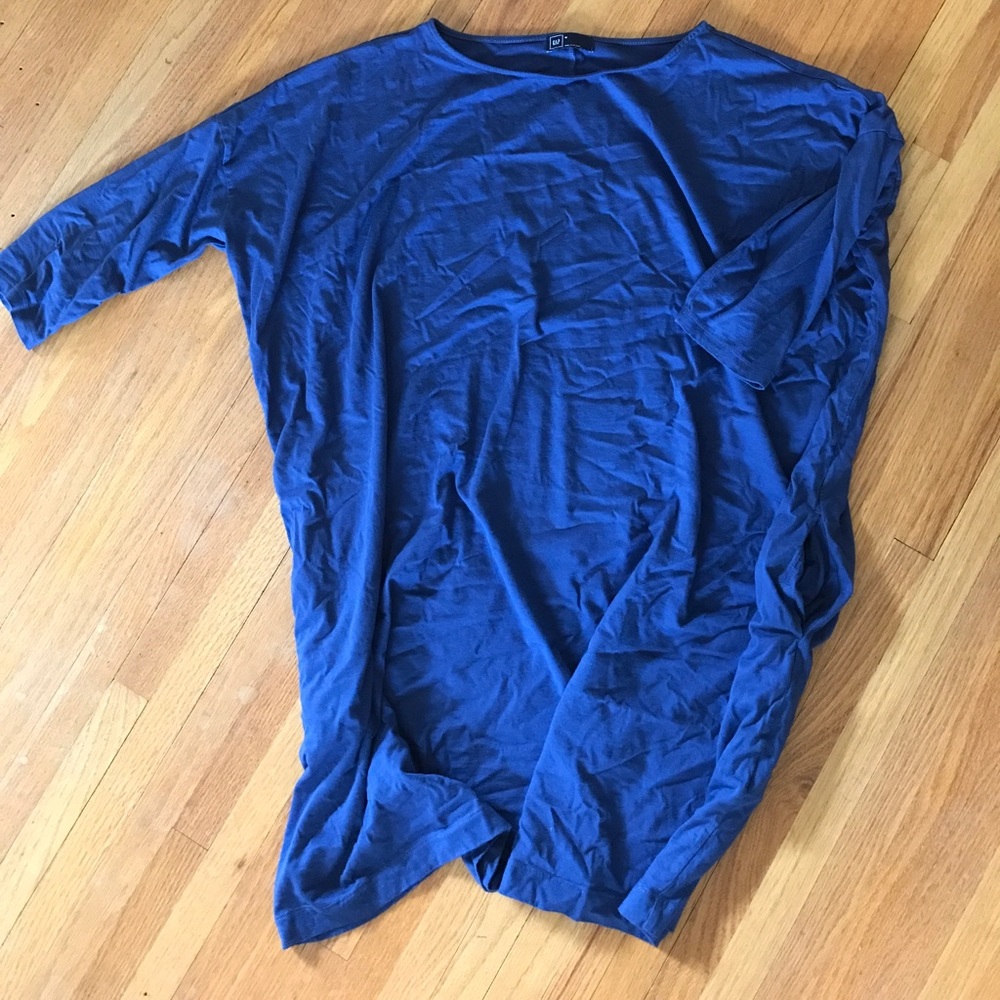 GAP Blue T-Shirt Dress