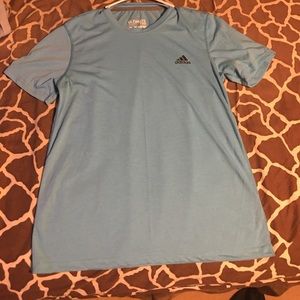 Blue adidas shirt