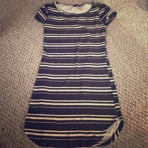 Women's Olive & White Dress