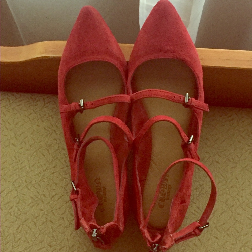 Crown Vintage suede flats size 8