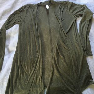 Victoria's Secret olive green long sleeve cardigan