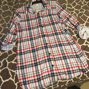 Flannel soft t shirt