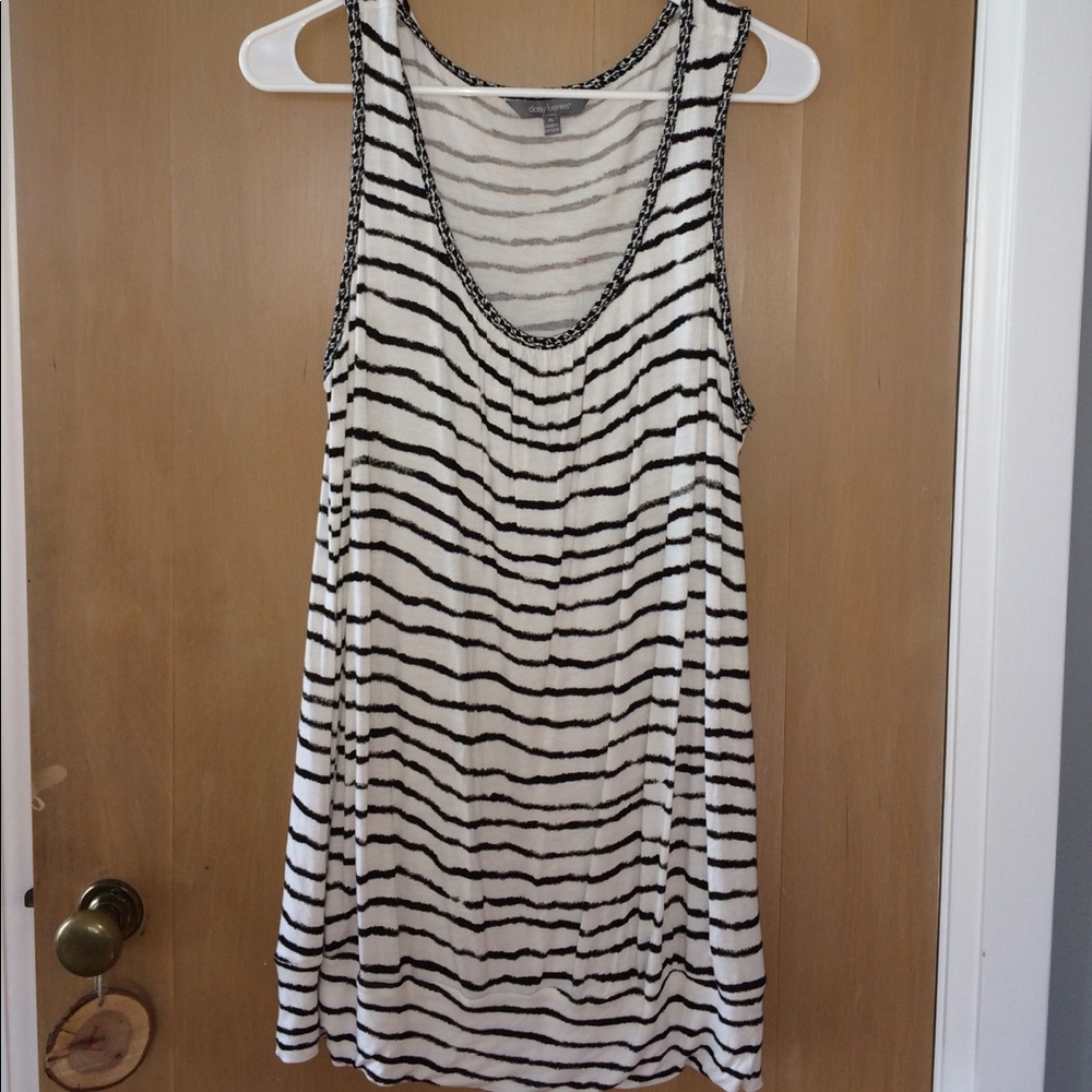 Comfy black and white tank