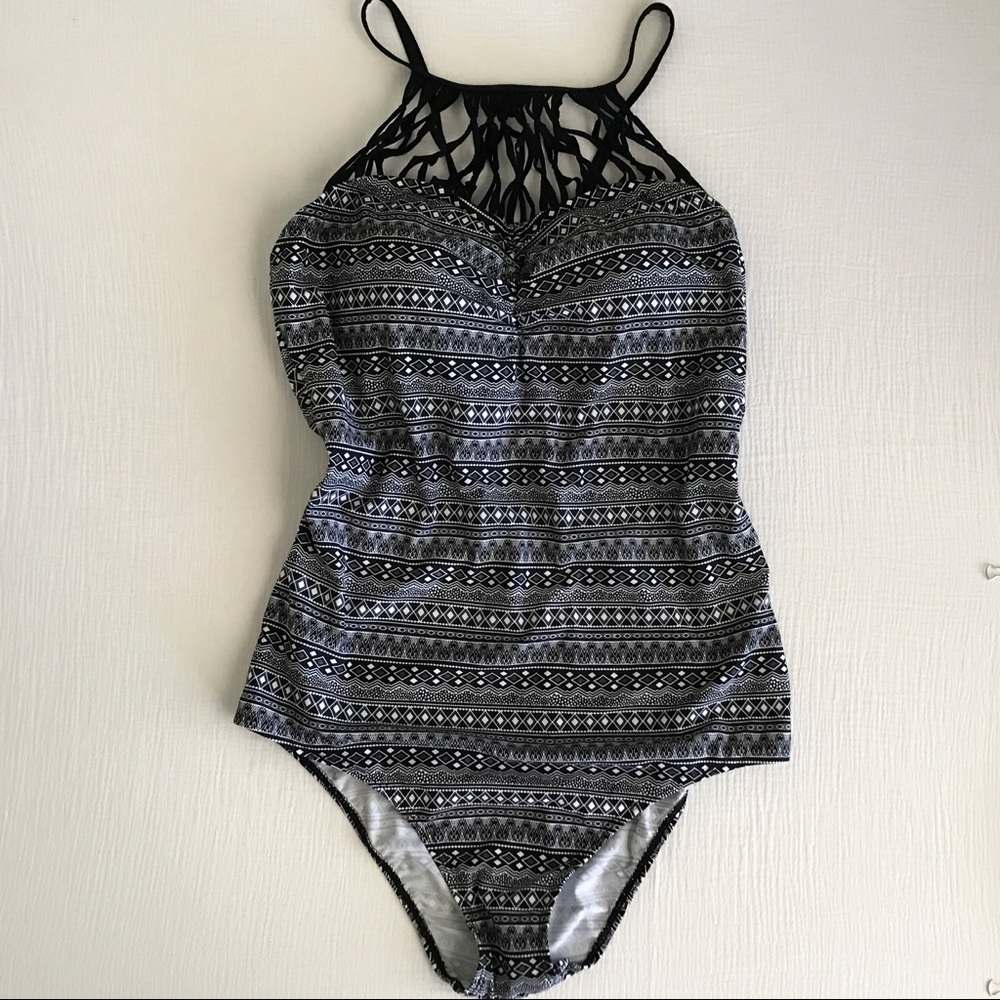 NWT Costa del Sol Macrame One-Piece Swimsuit