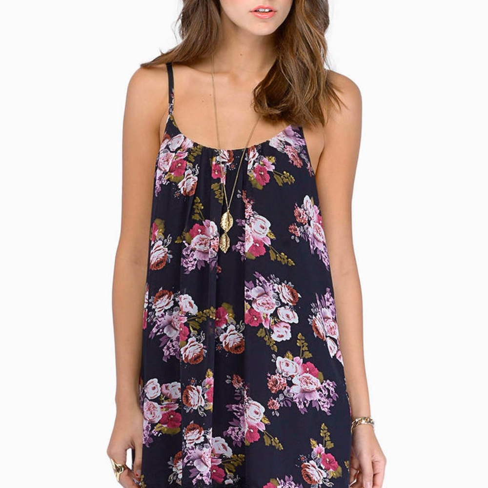 Tobi patterned mini dress