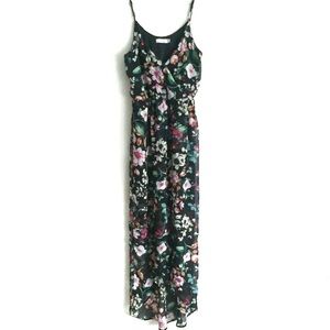 Lush Tropical Print Dress