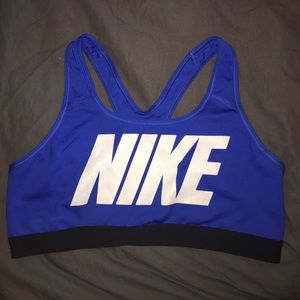 Nike Dri-Fit blue sports bra