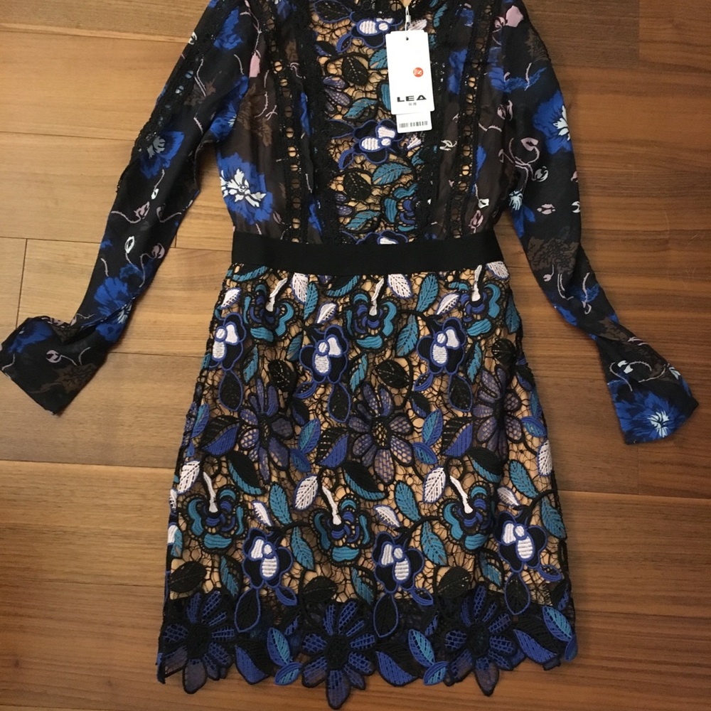 NWT lace mini long sleeve size XS - Picture 3 of 6