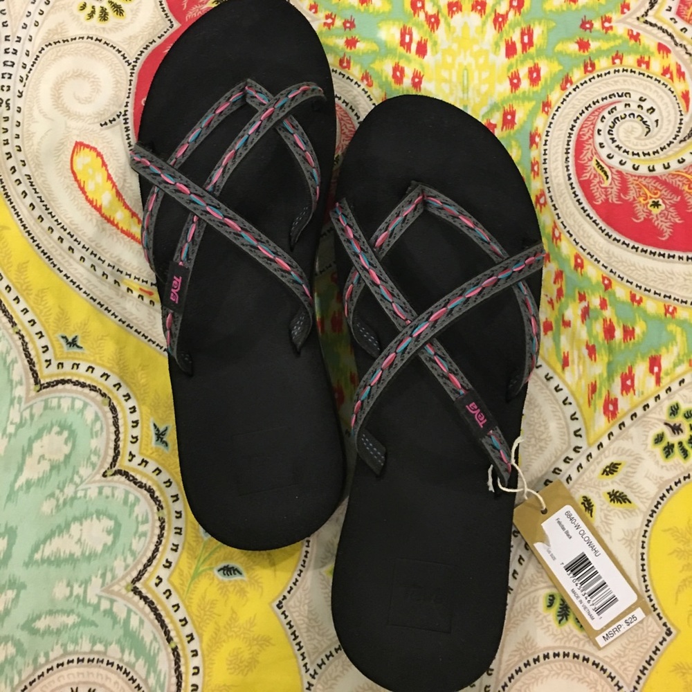 EUC TEVA women's Felicitas Black size 10