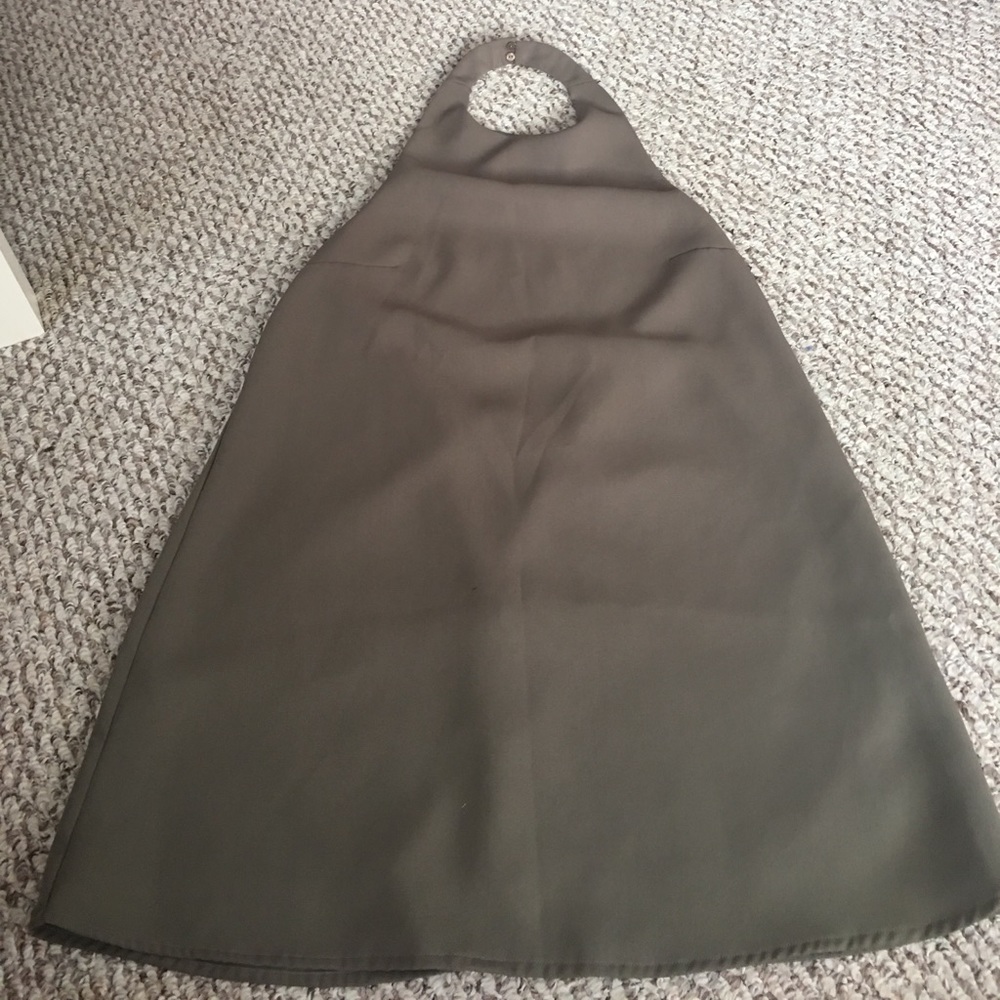 Women's Olive Halter Dress