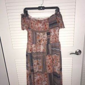 Target off the shoulder floral print dress