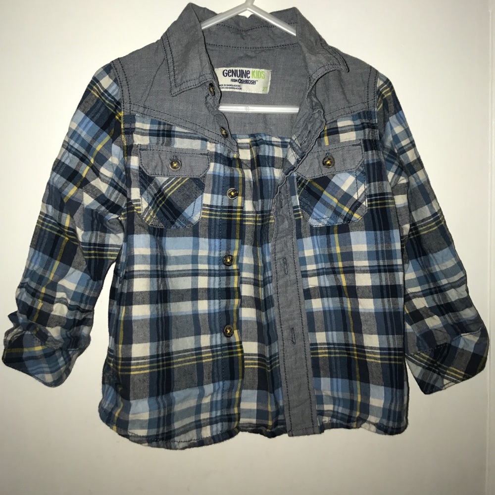 Osh gosh button up