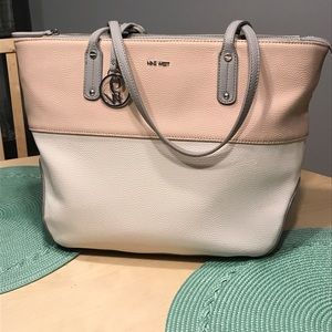 Grey Pink & White Nine West Bag!!