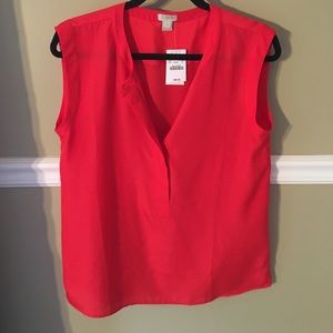 J Crew Sleeveless Blouse
