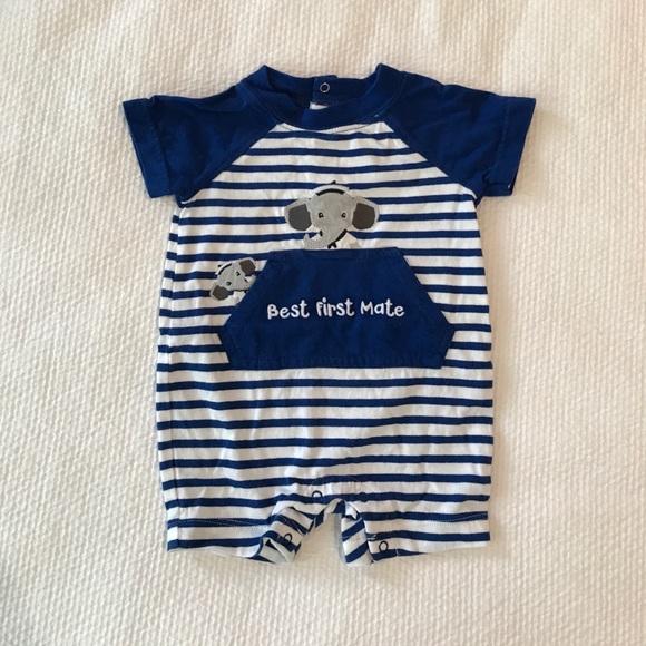 Gymboree Other - Gymboree Stripe Sailor Elephant One Piece