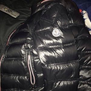Moncler jacket , shiny , authentic