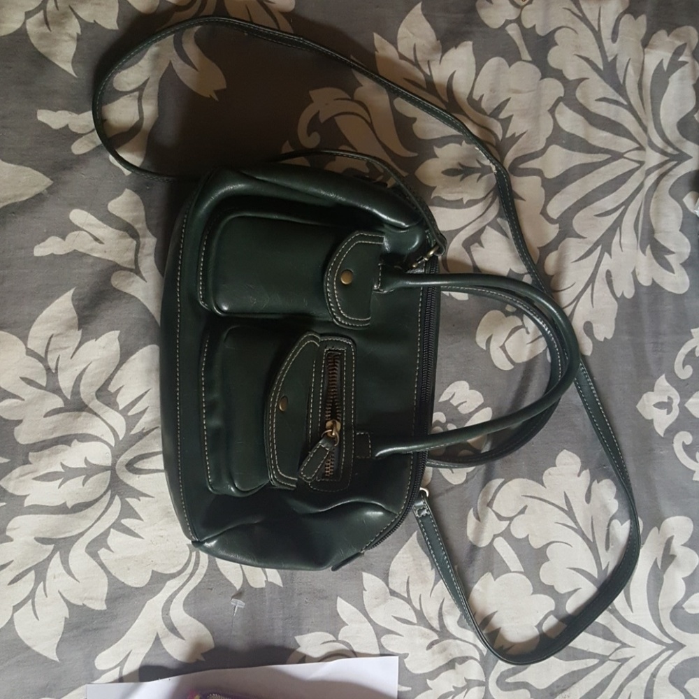Small Dark green purse