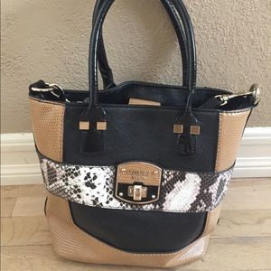 Guess Snakeskin Purse and Wallet Set