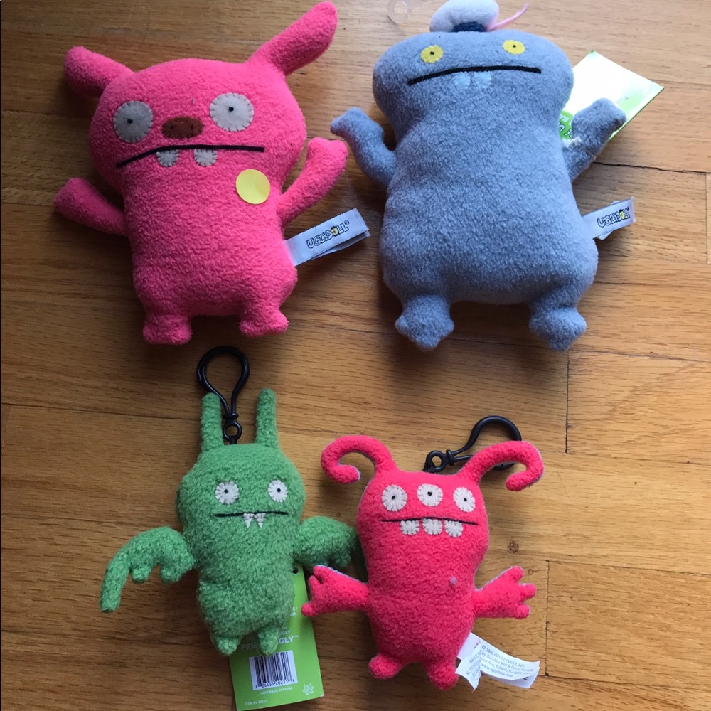 4 rare ugly dolls! 2 are brand new with tags