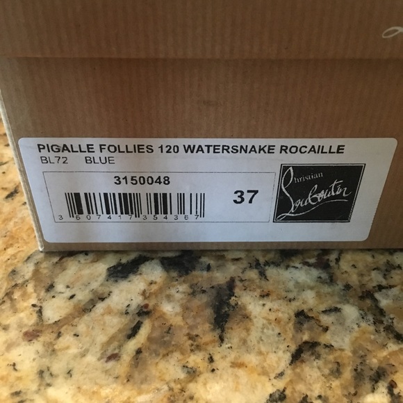 Christian Louboutin pigalle follies watersnake 37 - Picture 3 of 3