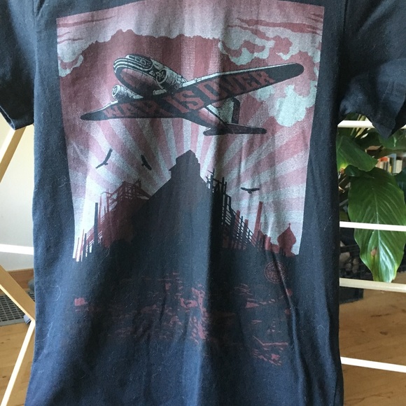 Obey War Is Over Crew Neck T- Shirt - Picture 3 of 4