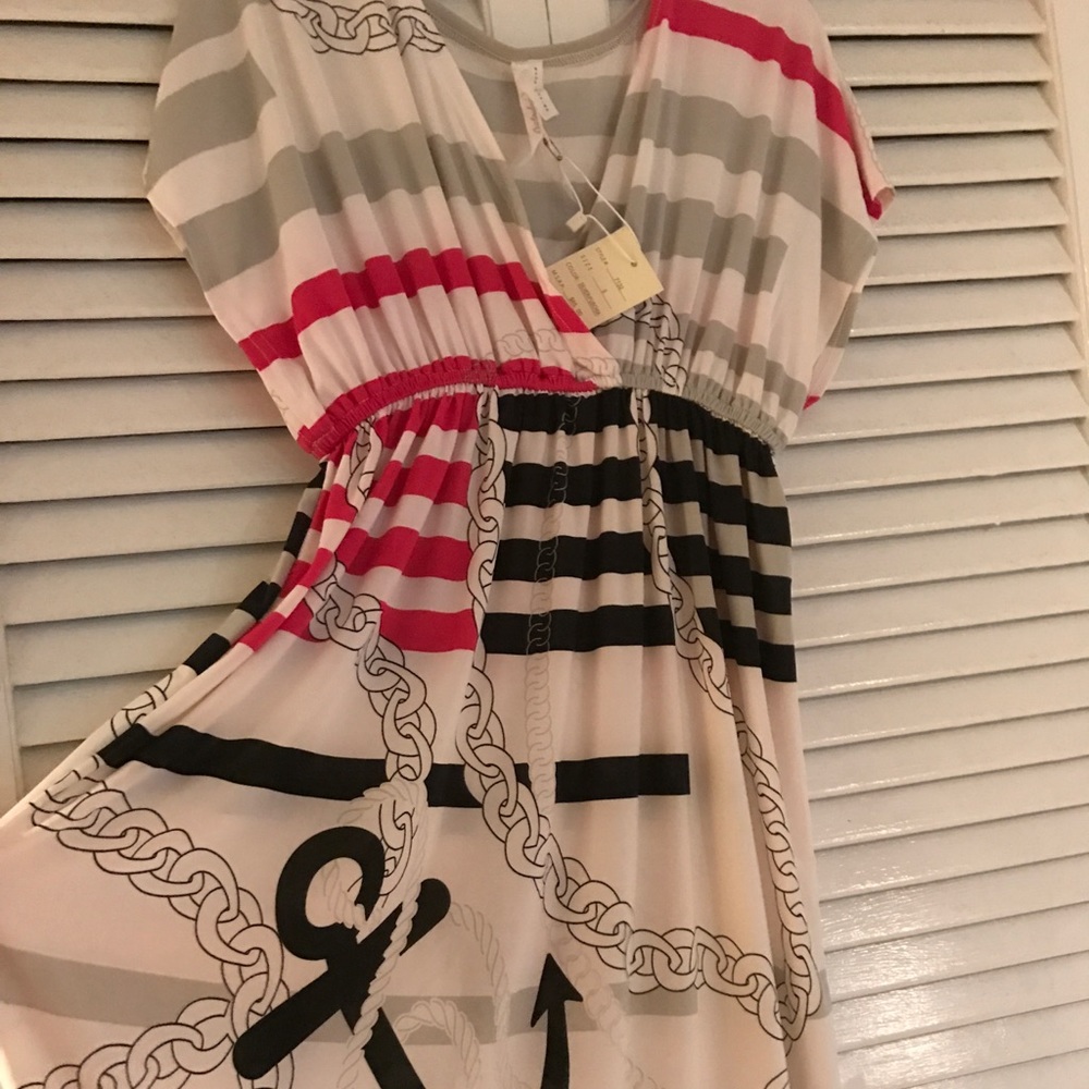 Anchor Themed Flow Dress