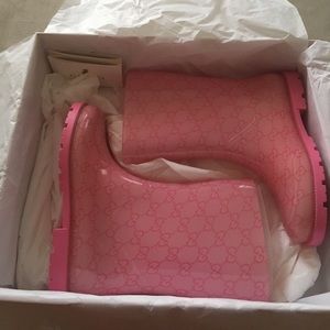 Gucci rain boots