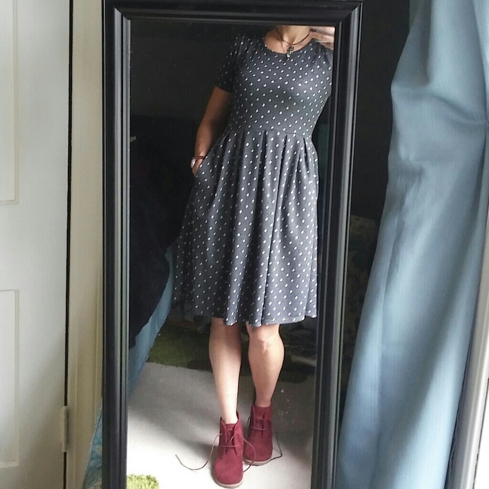 LuLaRoe Amelia RARE UNICORN 1 OF A KIND!