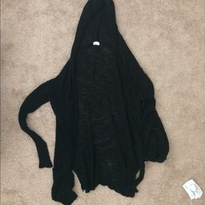 Black cardigan