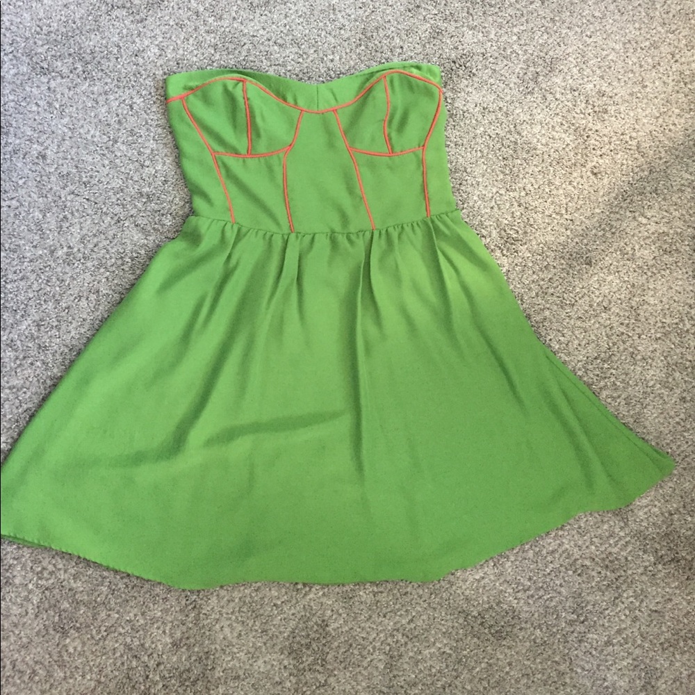 Love Fire Strapless Dress