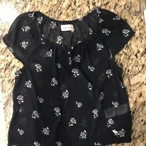 💕Cute Abercrombie and Fitch Floral Blouse