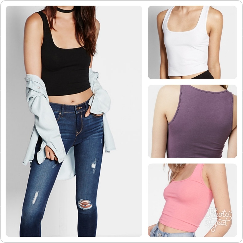 Basic Cropped Tanks