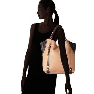 Oryany Aquarius Pebbled Leather Tote