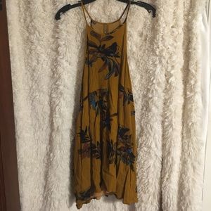 Mustard/Olive Swing Dress