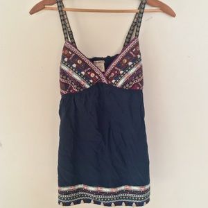Anthropologie Lulumari Bohemian Embroidery Top
