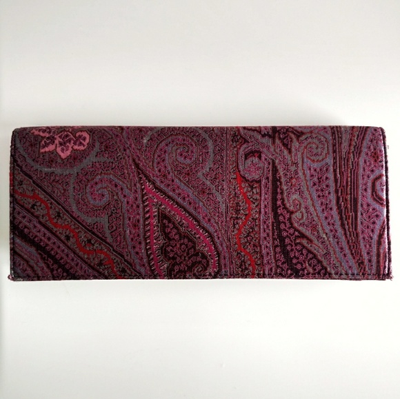Ann Taylor Paisley Clutch - Picture 1 of 5