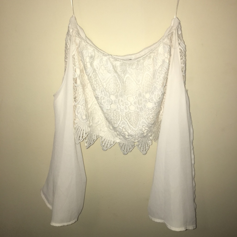 Forever 21 lace crop top