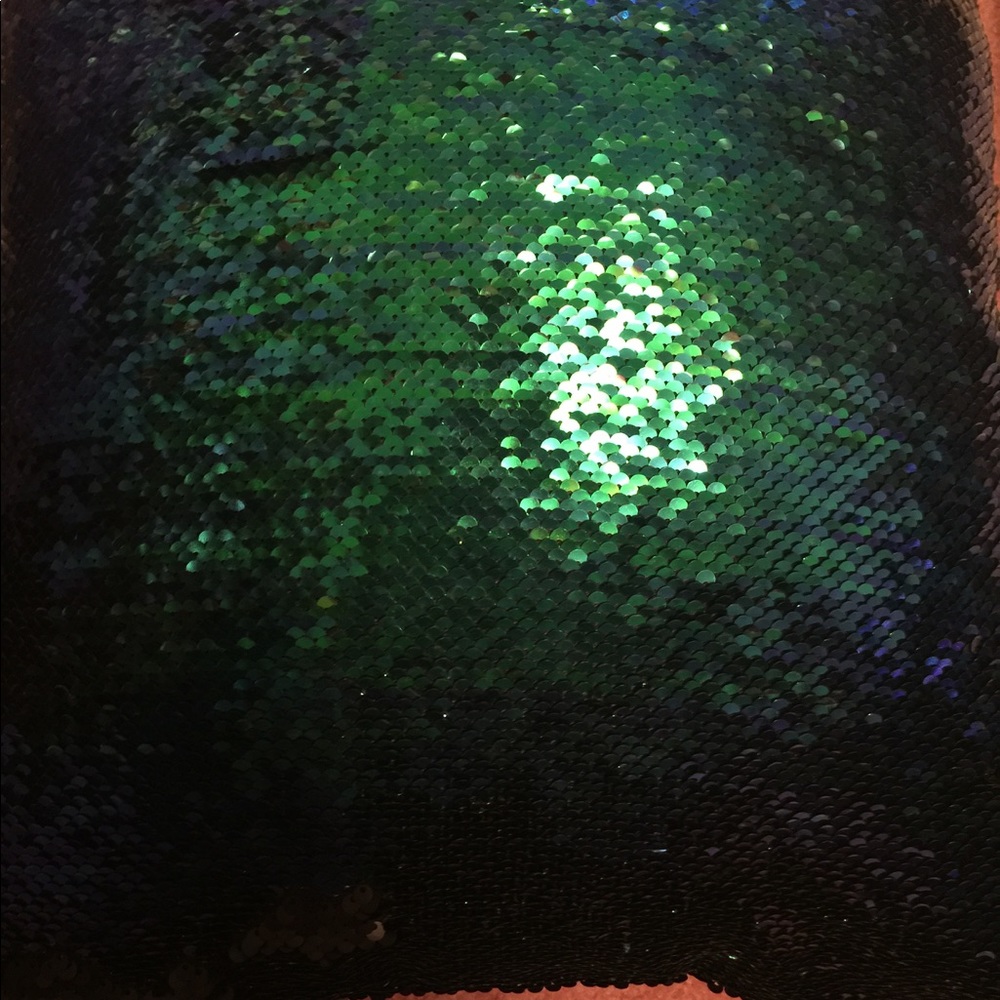 Two mermaid sequin throw pillows reversible Dorm - Picture 2 of 4