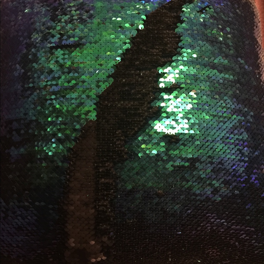 Two mermaid sequin throw pillows reversible Dorm - Picture 3 of 4