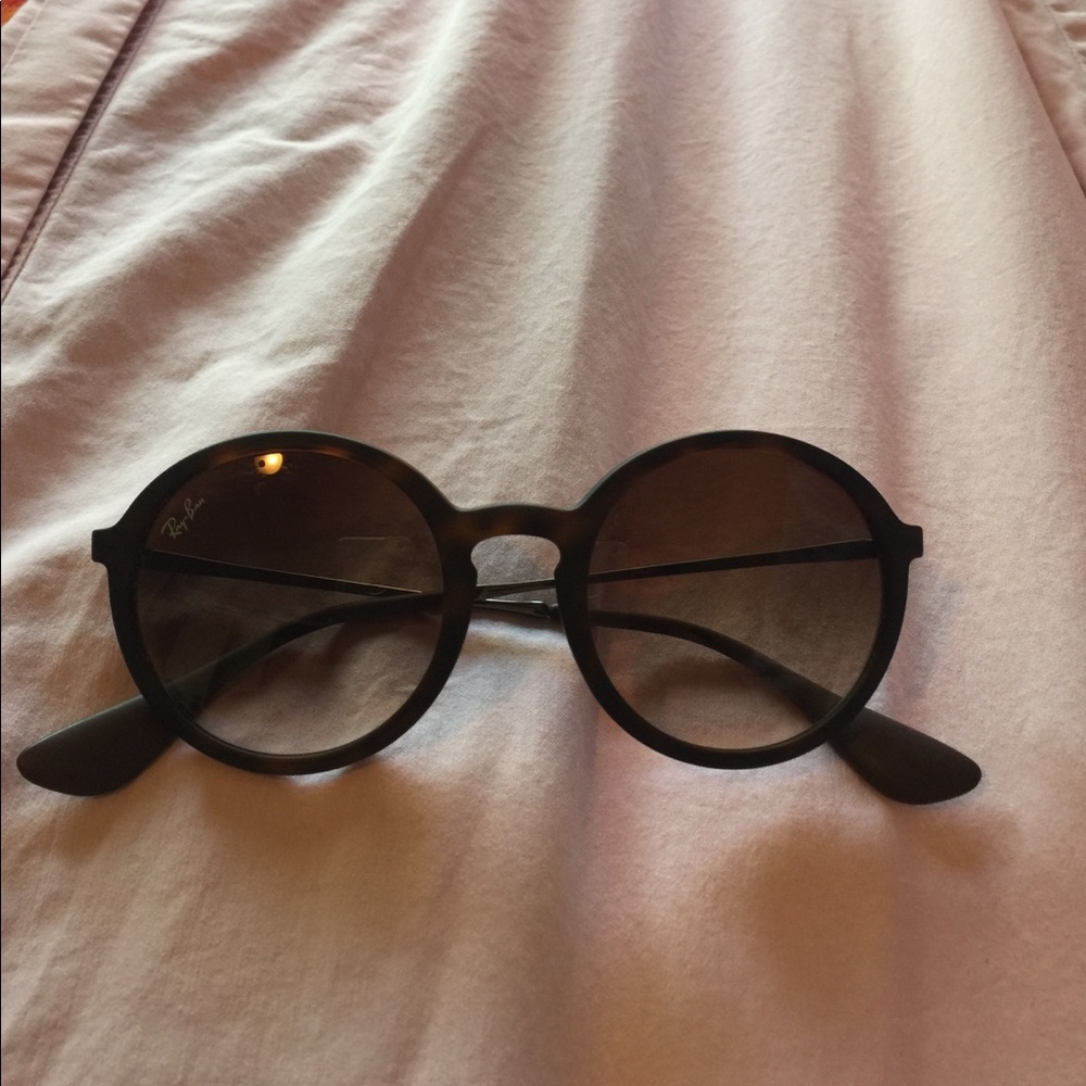 RAYBANDS Round Brown Sunglasses