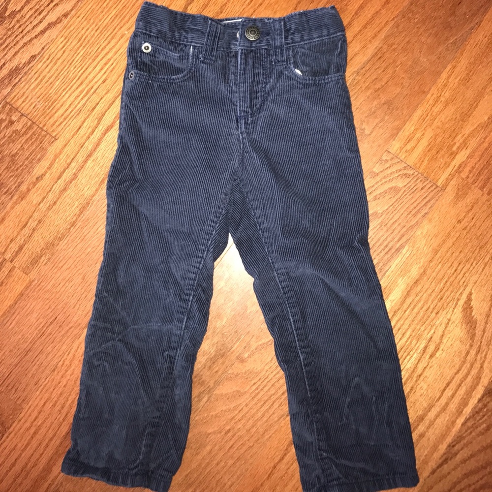 Old navy blue cords