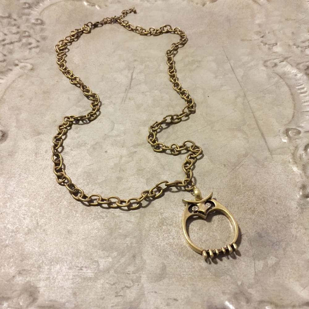 Cute hoot owl necklace