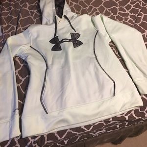 Light green under armour hoodie