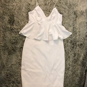 Bebe fitted empire waist dress