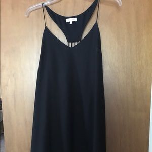 Strappy black dress