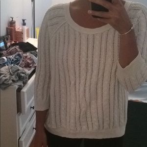 AEO Cream Sweater